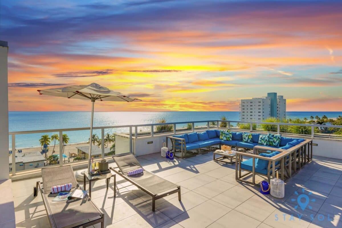 Amazing Pool - Balcony - Up To 6 - Near Beach Hollywood Exteriér fotografie