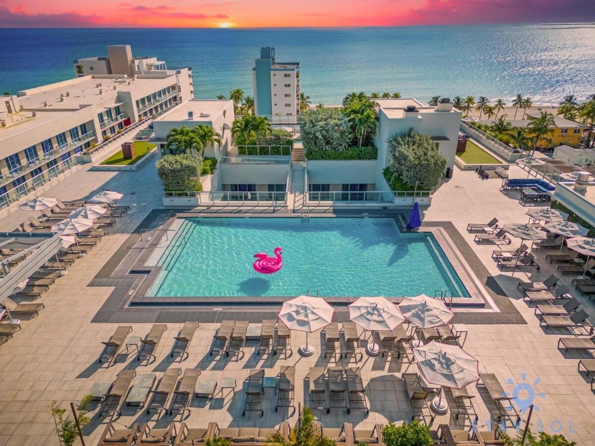 Amazing Pool - Balcony - Up To 6 - Near Beach Hollywood Exteriér fotografie